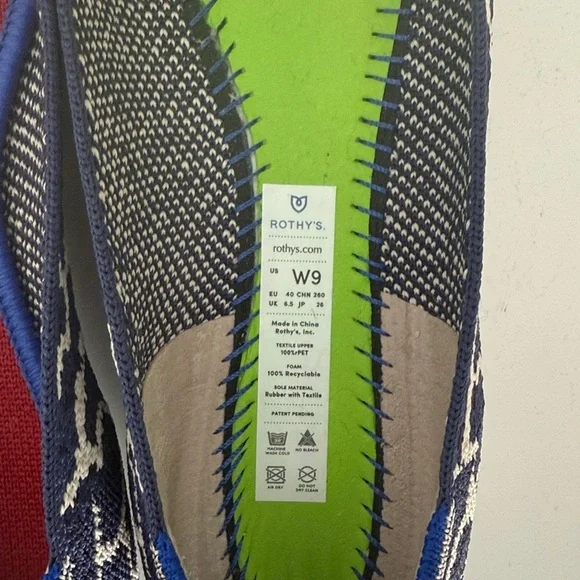 Rothy's Indigo Giraffe Points - Picture 3 of 4